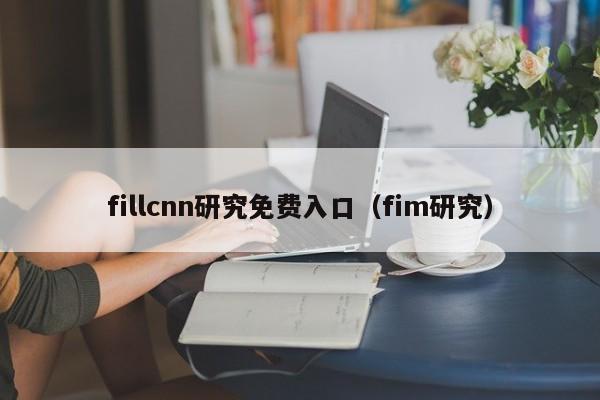 fillcnn研究免费入口(fim研究)